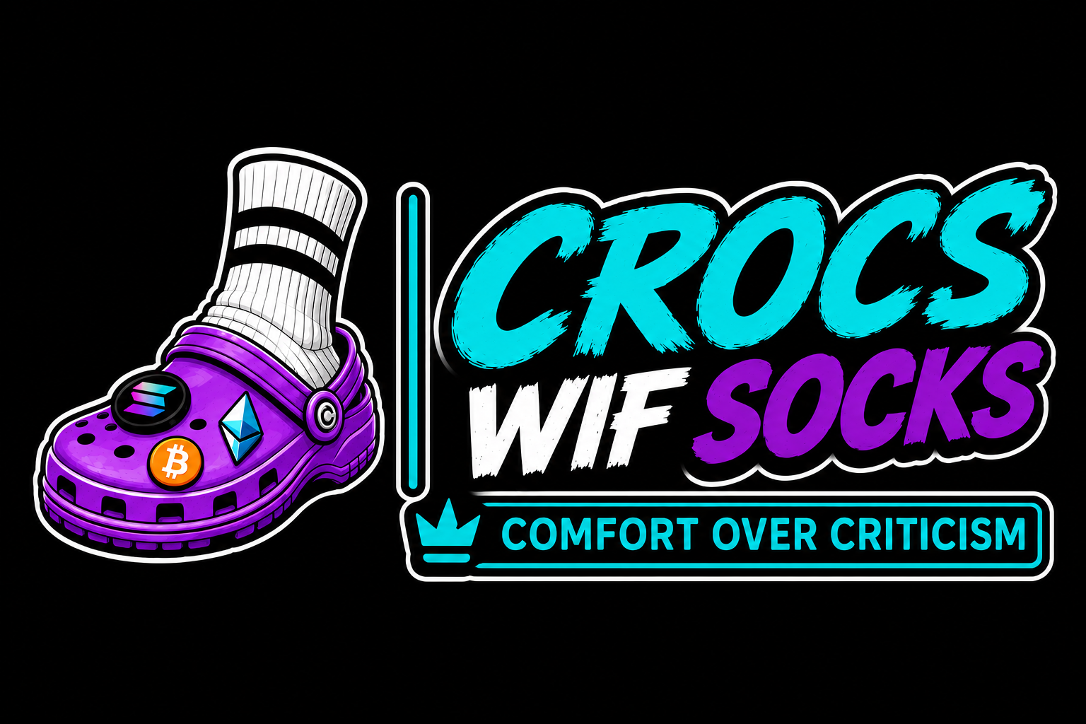 CrocsWifSocks horizontal logo